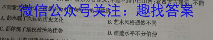 2023年山西省初中学业水平测试信息卷（三）历史