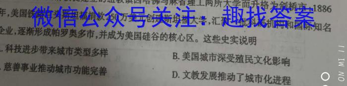 安徽省2023届九年级下学期教学评价一政治~