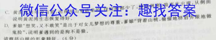 衡水金卷先享题压轴卷2023答案 新教材XA三语文