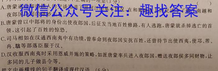 山西省晋中市介休市2022-2023学年第二学期八年级期中质量评估试题（卷）语文