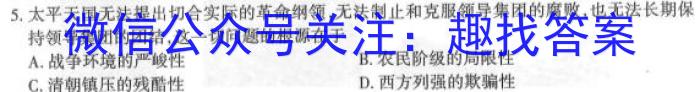 河南省2022-2023学年八年级下学期阶段性评价卷历史