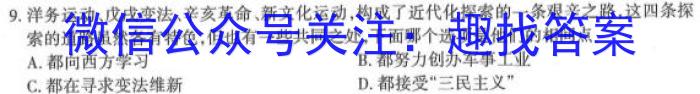 2023届柳州高中/南宁三中高三(4月)联考政治试卷d答案