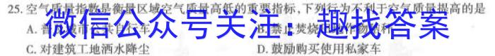 【二轮模拟】中考导航总复习·模拟·冲刺卷（二）地理.