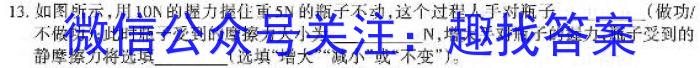 2023年陕西省初中学业水平考试·全真模拟（三）B卷f物理