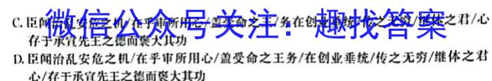 2023年安徽中考练习卷（3月）语文