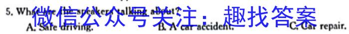 安徽省中考必刷卷·2023年名校内部卷（六）英语试题