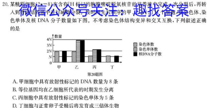 2022-2023学年朔州市高二年级阶段性测试(23453B)生物