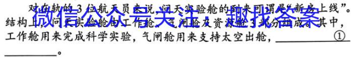 安师联盟2023年中考权威预测模拟考试（一）语文