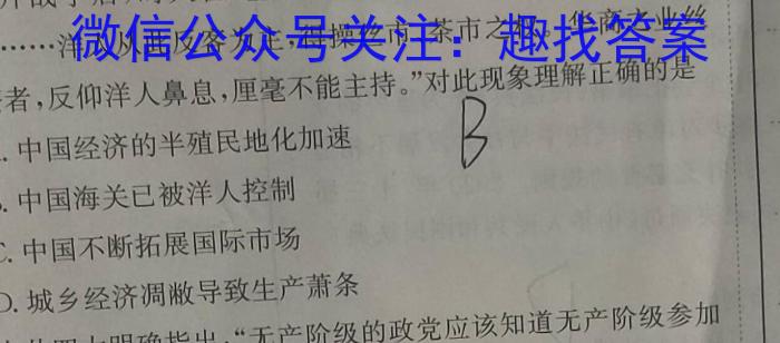 2024届广东大联考高二4月联考（23-350B）历史试卷