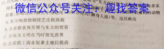 安徽省2024届八年级下学期教学评价二（期中）政治s