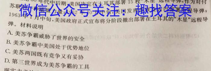 2023年普通高等学校招生全国统一考试 23·JJ·YTCT 金卷·押题猜题(十一)历史