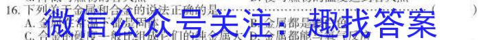 安徽省2022-2023学年度八年级下学期期中综合评估（6LR）化学