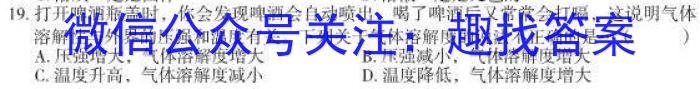 2023年普通高等学校招生全国统一考试 23(新教材)·JJ·YTCT 金卷·押题猜题(一)1化学