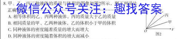 山西思而行 2022-2023学年高一4月期中考试l物理