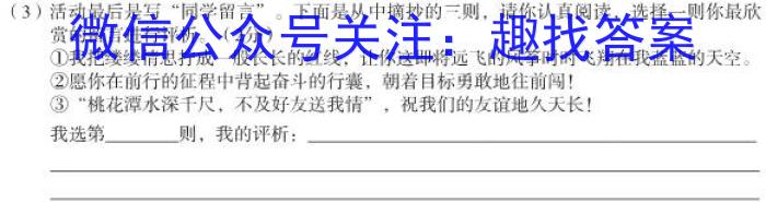 青桐鸣高考冲刺2023年普通高等学校招生全国统一考试冲刺卷(四)语文