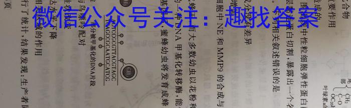 2023年湖北省新高考信息卷(四)生物