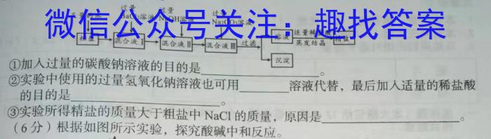 河南大联考2023年高三年级4月联考化学