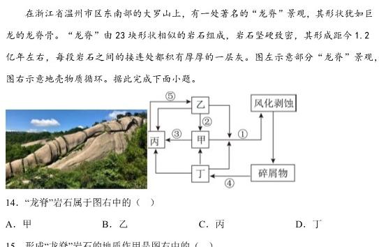 百师联盟2023届高三高考模拟卷（湖南卷）政治y