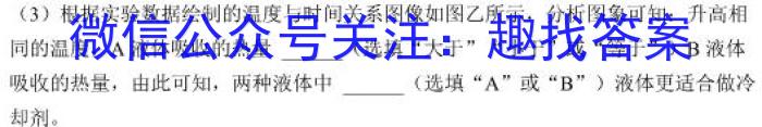 中考必刷卷·安徽省2023年安徽中考第一轮复习卷(九)9物理`