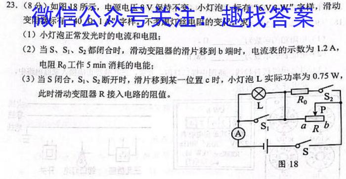 2023年普通高等学校招生全国统一考试·调研模拟卷XK-QG(五)l物理