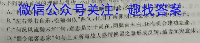 2023衡水金卷先享题信息卷新高考新教材(二)语文