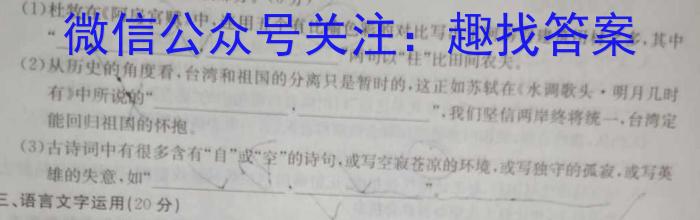 河北省2022-2023学年2023届高三下学期3月质量检测语文