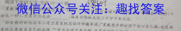 2023年湖南省普通高中学业水平合格性考试模拟试卷(二)语文