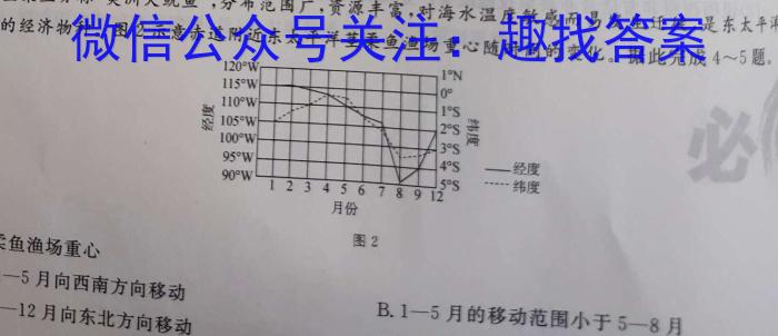 2023届山西太原一模高三3月联考地理.