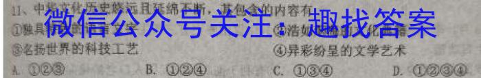 2023年普通高等学校招生全国统一考试·调研模拟卷XK-QG(二)地理.