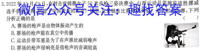 桂柳文化2023届高三桂柳鸿图信息冲刺金卷6.物理