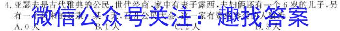 青桐鸣高考冲刺 2023年普通高等学校招生全国统一考试冲刺卷(一)历史