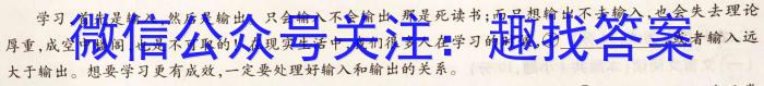 河北省邢台市卓越联盟2023年高二下学期四月联考语文