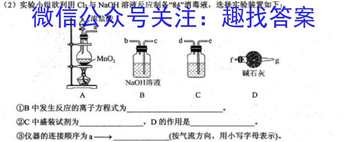 2023年河北省初中毕业生升学文化课模拟考试化学