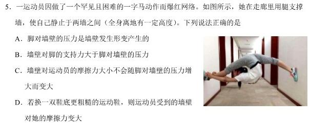 河北省2022-2023学年度第二学期高二年级4月份月考(232549Z)-物理