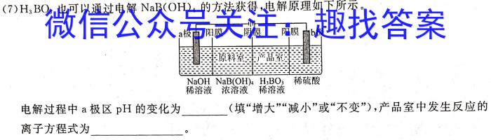 衡中文化2023年衡水新坐标·信息卷(二)化学