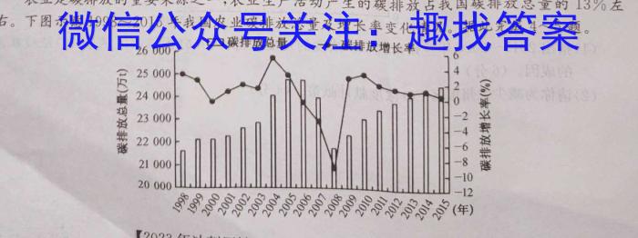 浙江省A9协作体2022学年第二学期期中联考高二s地理