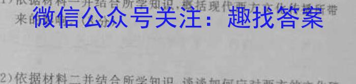 陕西省2024~2023学年度八年级下学期阶段评估(一)5LR-SX&政治