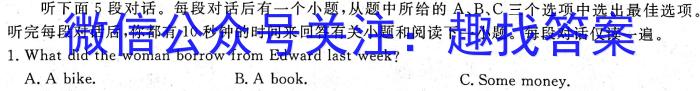 江淮名卷·2023年安徽中考模拟信息卷（六）英语