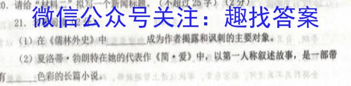 2023年普通高等学校招生全国统一考试 高考仿真冲刺押题卷(四)语文