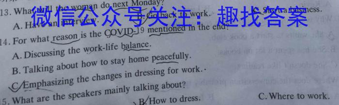 “高考研究831重点课题项目”陕西省联盟学校2023年第三次大联考英语