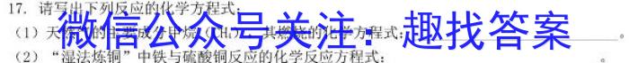 安徽省C20教育联盟2023年九年级第二次学业水平检测化学