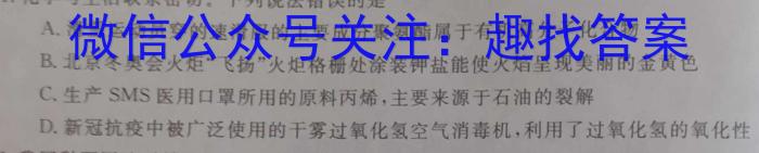 2023年河北省初中毕业生学业考试模拟(四)化学