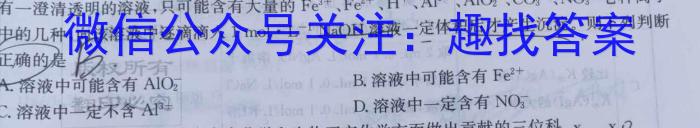 2023年普通高等学校招生全国统一考试冲刺预测·金卷(一)化学