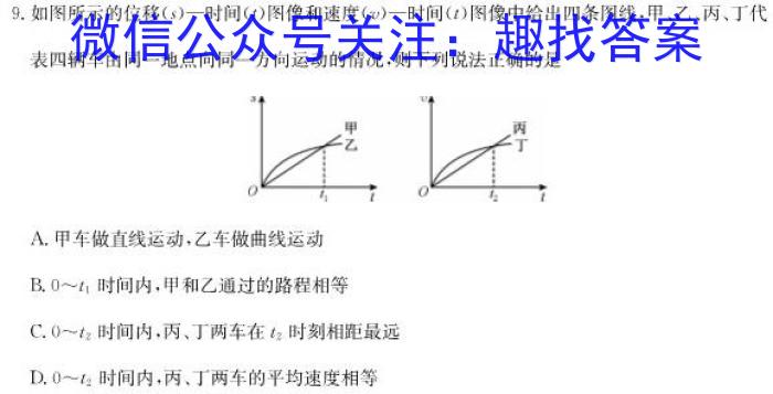 2023届衡水金卷先享题压轴卷 福建新高考一物理`