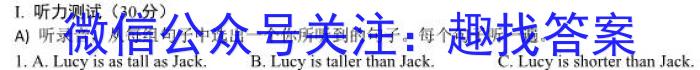 安徽省2022-2023学年度八年级下学期期中综合评估（6LR）英语