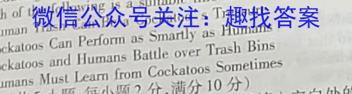 2023大湾区高三4月第二次联考英语
