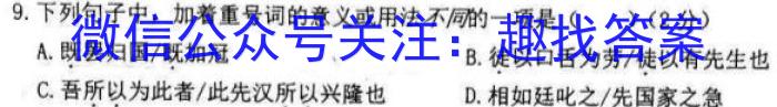 2022-2023百万联考高二考试4月联考(23-204B)语文