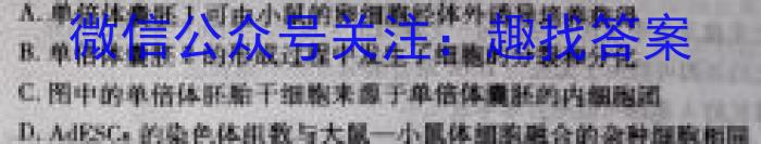 江淮名卷2023年中考模拟信息卷(四)4生物