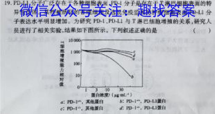 陕西省2023年最新中考模拟示范卷（四）生物