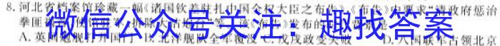 圆创联盟湖北省2023届高三高考模拟测试历史